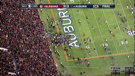 auburn beats alabama 2013 radio call|Alabama vs auburn box score.